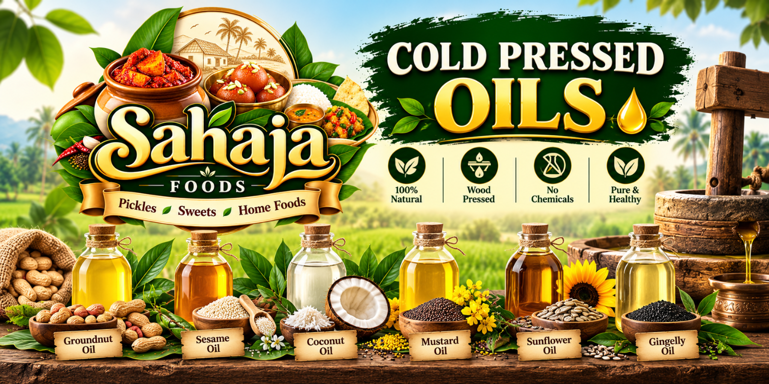 Sahaja Foods cold pressed oils