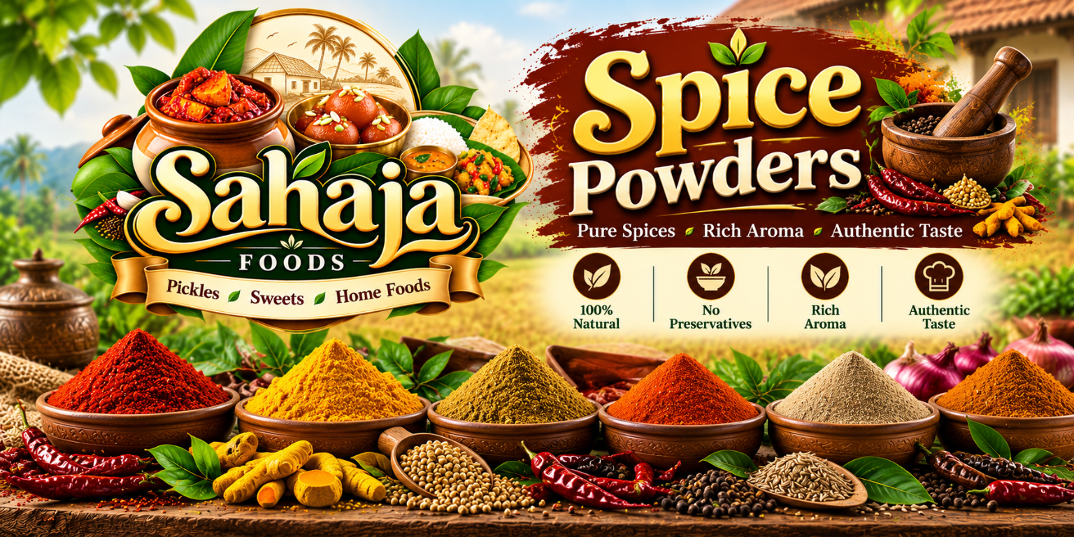 Sahaja Foods spice powders